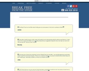 Clickbank: Break Free From the Affair | Break Free from the Affair