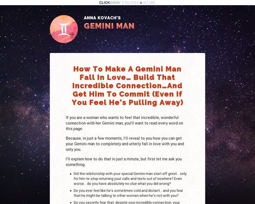 Gemini Man Secrets — Put That Hot Gemini Man Under Your Spell