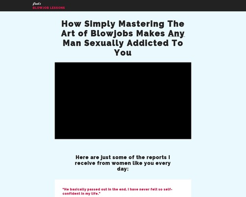 Jack’s Blowjob Lessons – How to Give The Best Blowjob In the World