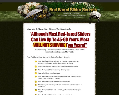 Red Eared Slider Secrets – The Red Eared Slider Secret Manual