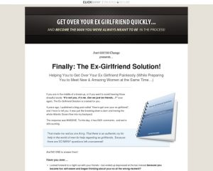 The Ex-Girlfriend Solution: Get Over Your Ex Girlfriend Quickly (eBook)
