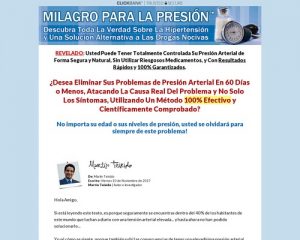 Milagro Para La Presion - 90% Comisión. Unico En Español!