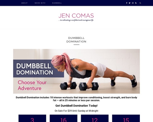 Dumbbell Domination – Jen Comas