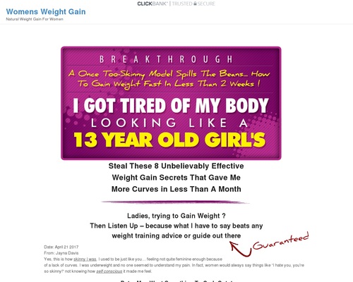 Women's Weight Gain – Womens Weight Gain