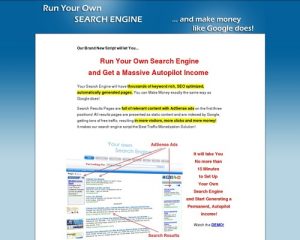 Search Engine Script - AdSense Powered Website