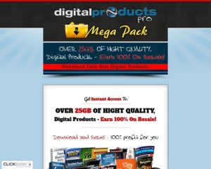 Digital Mega Pack - Over 25GB MRR Files To Download