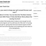 Women Teach Sex – Sex and Dating Advice From Females