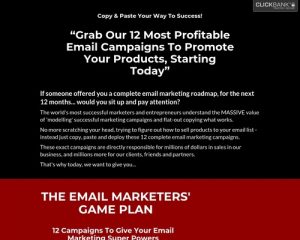 The Email Marketers' Game Plan